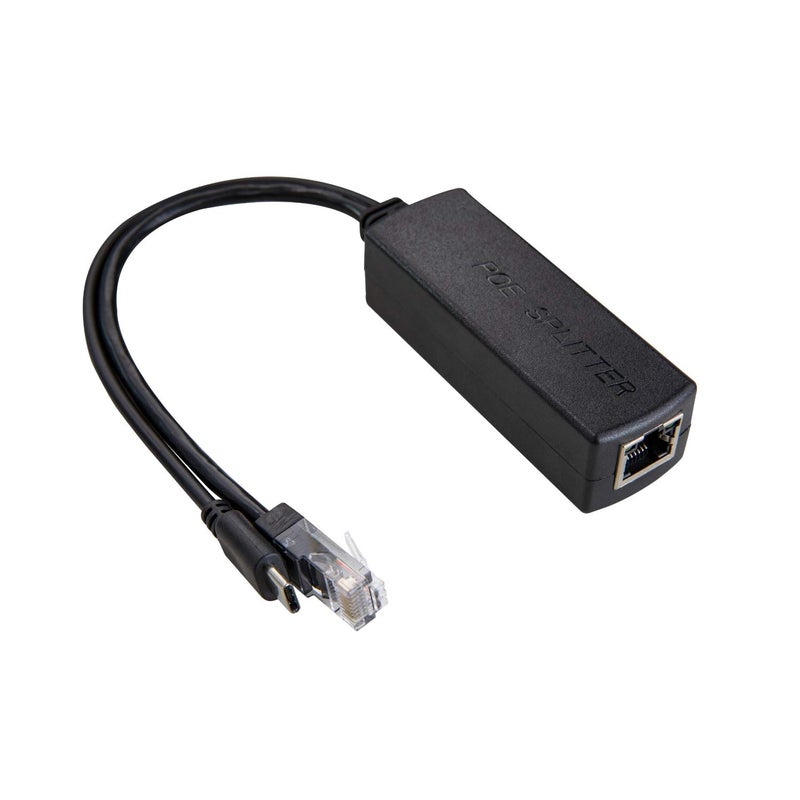 UCTRONICS PoE Splitter USB-C 5V - Active PoE to USB-C Adapter, IEEE 802.3af Compliant for Raspberry Pi 4, Google WiFi, Security Cameras, and More - Image 1
